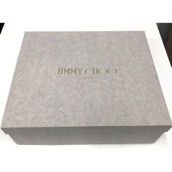 Jimmy Choo Kaza Suede Crystal-Buckle Booties Size 40/ USA 9.5 NWB - Picture 11 of 14